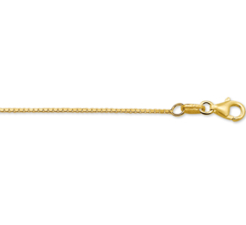 Stijlvol Gouden Venetiaans Collier | Dikte: 0,9mm Lengte: 38cm