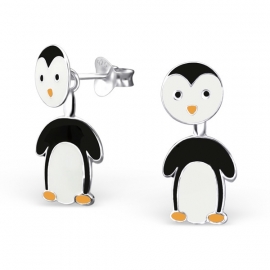 Zilveren Pinguïn Ear Jackets voor Kinderen