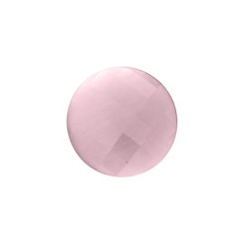 Pastel Roze Facetgeslepen Cat’s Eye 24mm Munt van MY iMenso