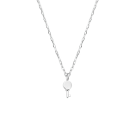 Zilveren Collier met Sleutel 1,4 mm