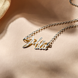 Naamketting Mila van Zilver | Names4ever