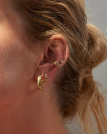 Goudkleurige Kabel Ear Cuff van Ania Haie 11 mm