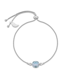 Glaskristal Armband van Spark Jewelry met Zachtblauw Glaskristal