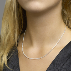 Gourmet Collier van Zilver | Breedte 2,4mm | Lengte 50cm