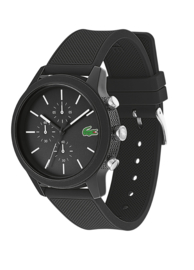 Lacoste Zwart Heren Horloge met Zwarte Horlogeband