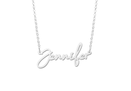 Names4ever Zilveren Jennifer Naamketting