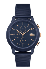 Lacoste Donkerblauw Heren Horloge met Blauwe Horlogeband