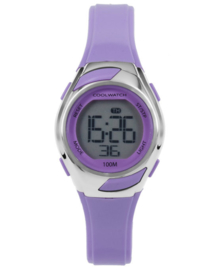 Cool Watch Digitaal Meisjes Horloge met Paarse Horlogeband