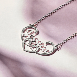 Names4ever Jessica Model Zilveren Naamketting