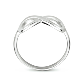 Egale Infinity Ring van Gerhodineerd Zilver