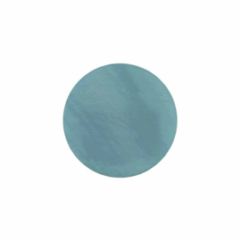 Licht Blauwe Platte Schelp 24mm Insignia met MY iMenso