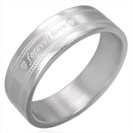 Graveer Ring forever love SKU5986