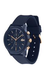 Lacoste Donkerblauw Heren Horloge met Blauwe Horlogeband