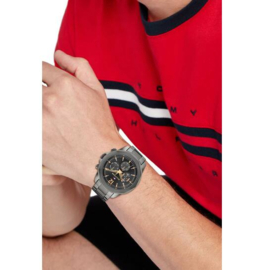 Tommy Hilfiger Horloge LARS - Ø46 - GRIJS TH1792061