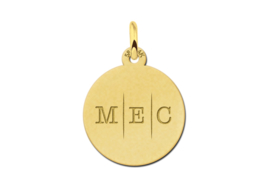 Gouden Initialen Hanger met Drie Letters | Names4ever