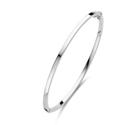 Witgouden Bangle Scharnier Vlakke Buis 61 x 2,0 mm