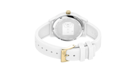 Lacoste Wit Dames Horloge met Witte Silicone Horlogeband