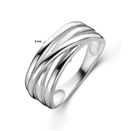 Prachtige Wave Ring van Zilver
