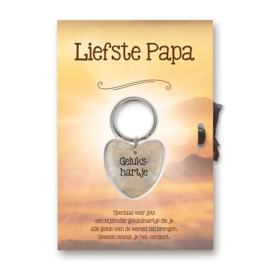 Gelukshart Cadeaukaart - Liefste Papa