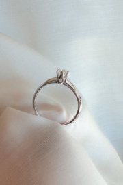 Excellent Jewelry Witgouden Ring met 0,31 crt. Briljant