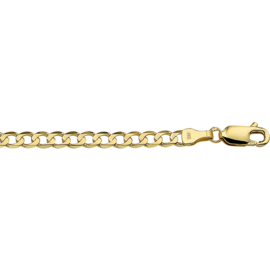 14 Karaats Gouden Gourmet Collier | Dikte: 3,9mm Lengte: 50cm