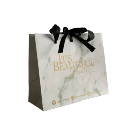 Marmer Look Cadeautasje met It’s Beautiful Logo