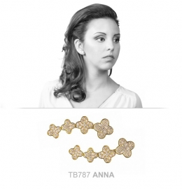 Queen Jewelry Linker Zilver- Goudkleurige Ear Cuff van Anna