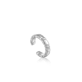 Gerhodineerd Zilveren Kabel Ear Cuff van Ania Haie 11 mm