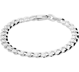 Zilveren Armband Gourmet 5,5 mm  | Lengte 20 cm