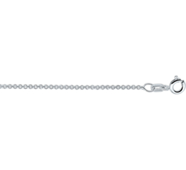 Zilveren Anker Collier Rond 1,2 mm | Lengte 42cm