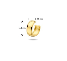 14k Geelgouden Massief Gouden Ear Cuff