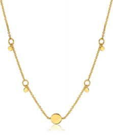 Ania Haie Geometry Class Goudkleurige Schakelketting voor Dames