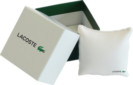 Lacoste Zwart Dames Horloge met Zwarte Silicone Horlogeband