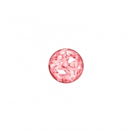 Pink in Resin Insignia Munt van 14mm