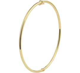 Valentijnscadeau | 14K Geelgouden Bangle met Scharnier 58 mm