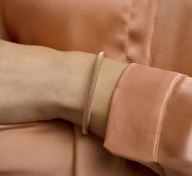 Roségoudkleurige Edelstalen Armband voor Dames - Armband Magneet