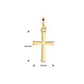 14K Geelgouden Hanger met Kruis