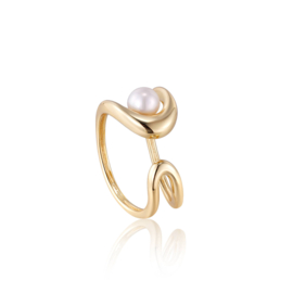 Ania Haie Pearl Power Ring Verstelbaar 50 - 58 | AH R043-02G