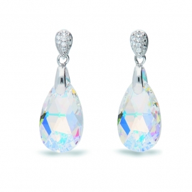 Sierlijke Druppel Glaskristallen Oorbellen van Spark Jewelry
