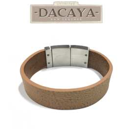 Rough Side Camel Armband van DACAYA