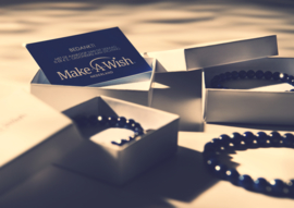 Make-A-Wish Nederland Kralen armband in de maat 18/19cm-XL