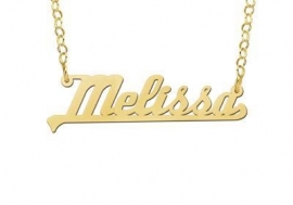 Names4ever Vergulde Melissa Naamketting