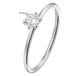 14k Witgouden Ring made diamond 0,25ct F VSI