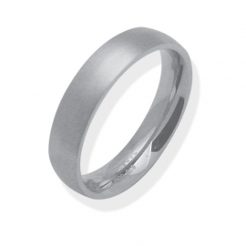 Egale Bolle Ring van Edelstaal van C MY STEEL - Graveer Ring
