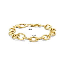 Dames Armband Goud Anker 10 mm 19 cm