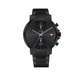 Zwart Heren Horloge van Tommy Hilfiger Daniel TH1710414