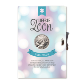 Geluksmunt Cadeaukaart - Liefste zoon