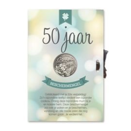 Geluksmunt Cadeaukaart - 50 jaar