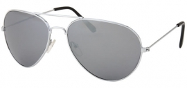 Aviator Zonnebril + Spiegel Glas