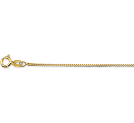 Fijn Gouden Gourmet Collier | Dikte: 1,0mm Lengte: 50cm